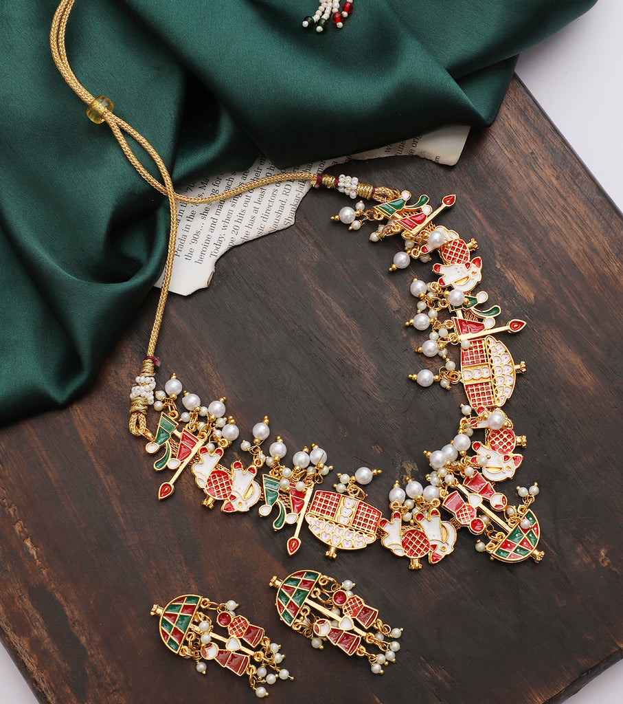 Necklace Set For Women | Buy Jewellery set online From Mekkna