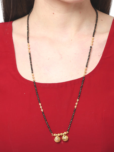 Mekkna Women's Pride Gold Plated Mangalsutra | Buy Jewellery Online from Mekkna.