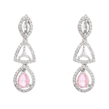Bhagya Lakshmi AD stone earrings for women