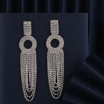 Dazzle with Elegance: Mekkna's Crystal  Earrings