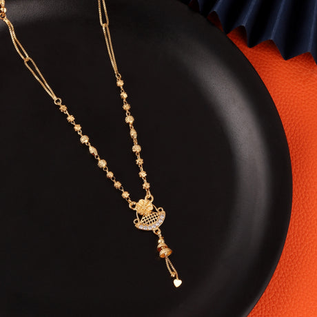 Mekkna Premium Gold Plated Mangalsutra for Special Events
