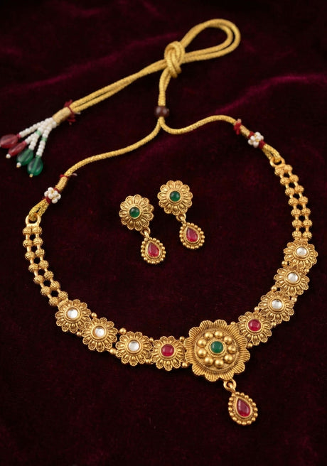 Gold Plated Jewellery Set