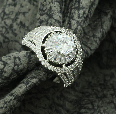 White Elegant Ring For Women Pack Of 2