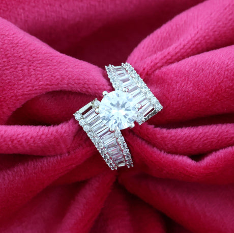 White Elegant Ring For Women Pack Of 2