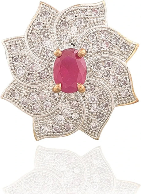 Red Elegant Ring For Women Pack Of 2