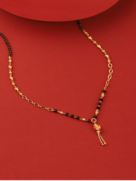 Gold Plated Mangalsutra For Women Pack Of 2