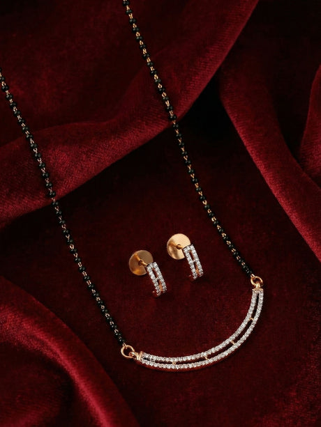 Alloy Elegant Mangalsutra Set For Women