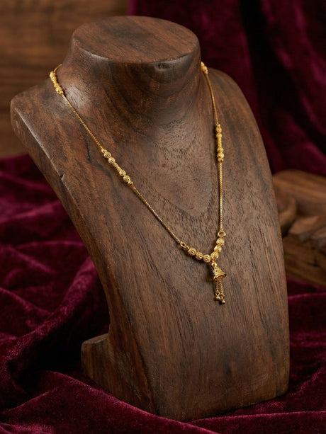 Golden Alloy Elegant Mangalsutra For Women