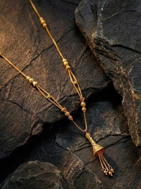Golden Alloy Elegant Mangalsutra For Women