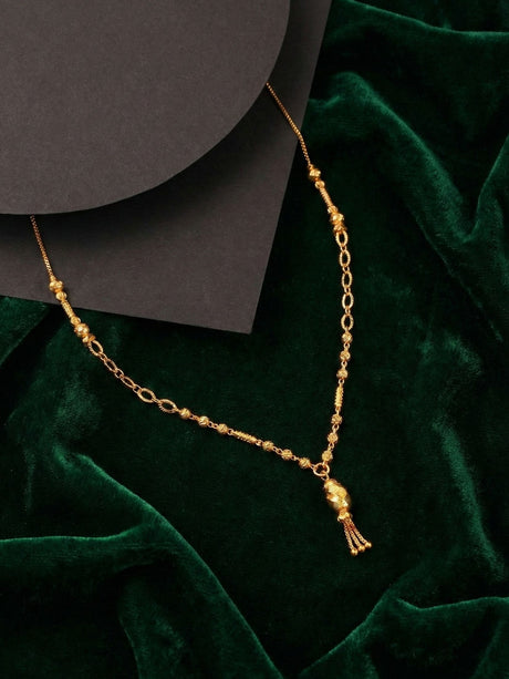 Golden Alloy Elegant Mangalsutra For Women