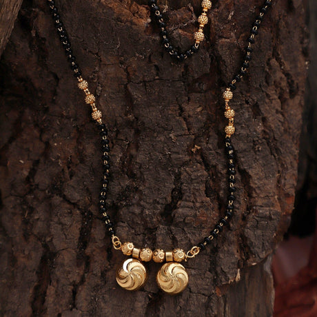 Gold Elegant Mangalsutra For Women Pack Of 2