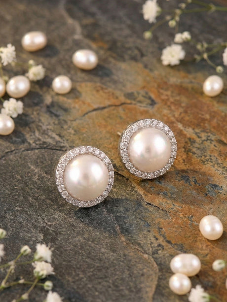 Silver Elegant Earring Set For Women