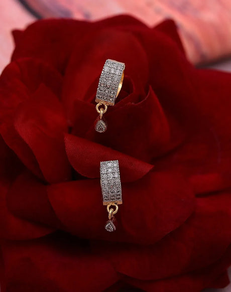 White Elegant Earring Set For Women