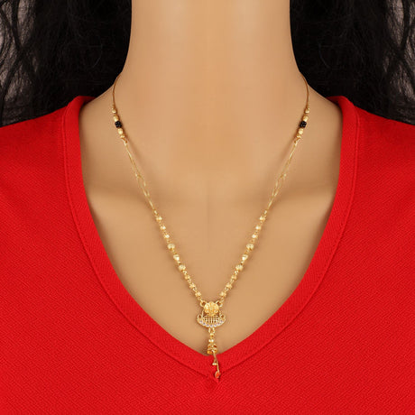 Gold Elegant Mangalsutra For Women Pack Of 2