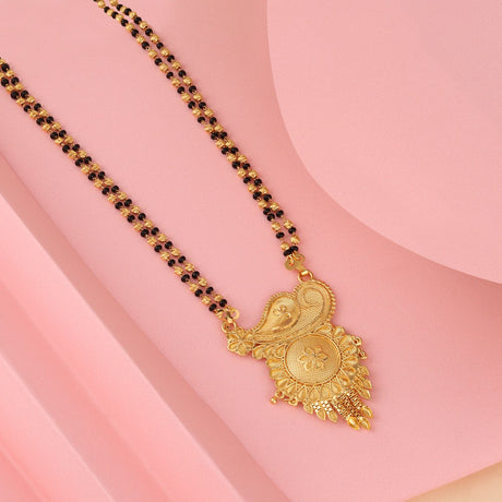 Gold Elegant Mangalsutra For Women Pack Of 2