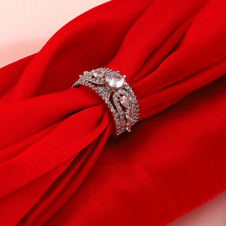 Silver Elegant Ring For Women Pack Of 2
