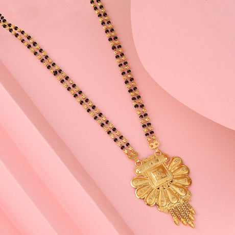 Gold Elegant Mangalsutra For Women Pack Of 2