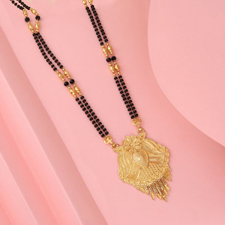 Gold Elegant Mangalsutra For Women Pack Of 2