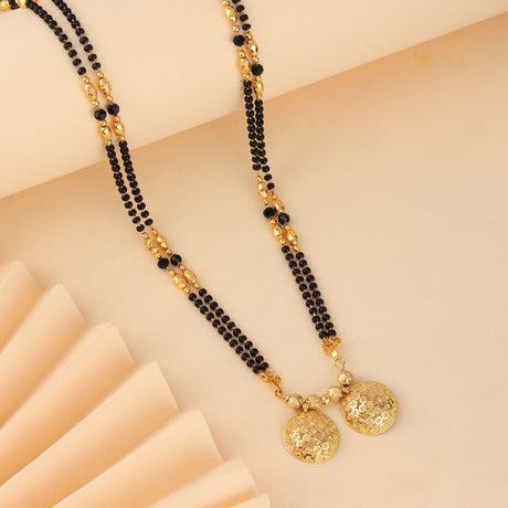 Gold Elegant Mangalsutra For Women Pack Of 2