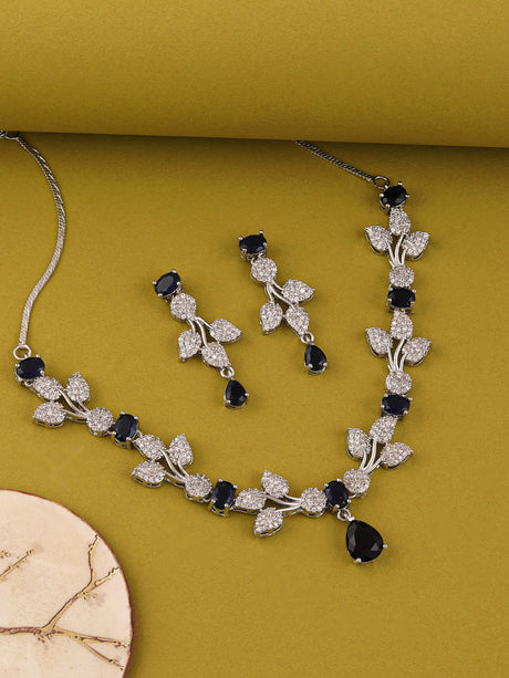 American Diamond Jewellery Set