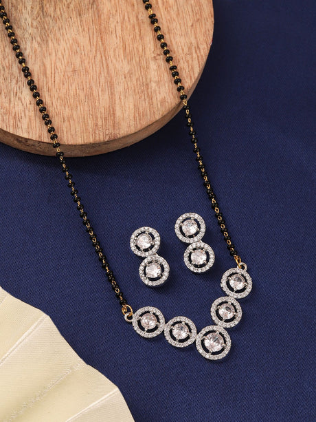 Alloy Elegant Mangalsutra Set For Women