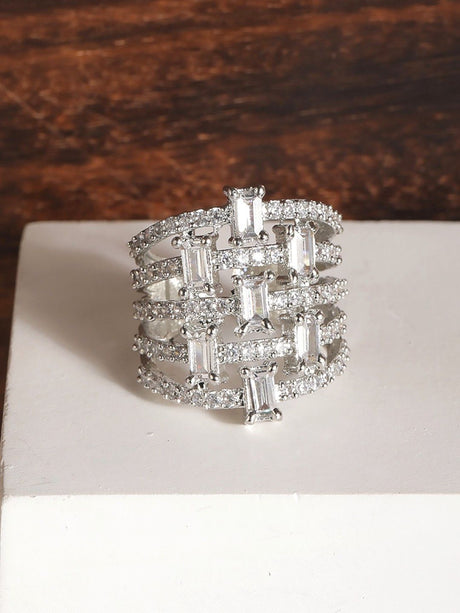 Silver Elegant Ring Set For Women