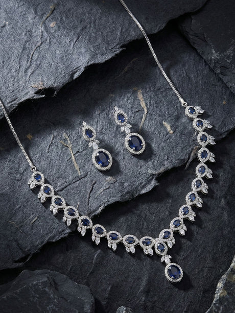 American Diamond Jewellery Set