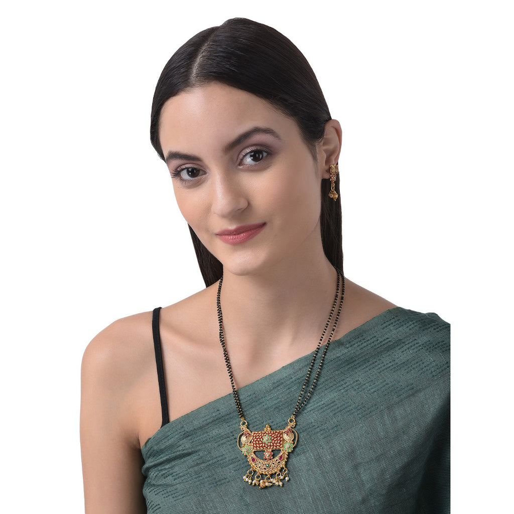 Mangalsutra with Earrings for Women | Buy This Jewellery Online from Mekkna