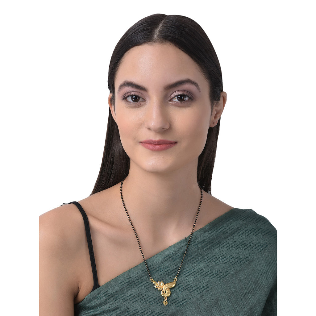 Gold Plated Mangalsutra for Women | Buy This Mangalsutra Online from Mekkna