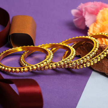 Gold Plated Bangels for Women | Buy This Jewellery Online from Mekkna