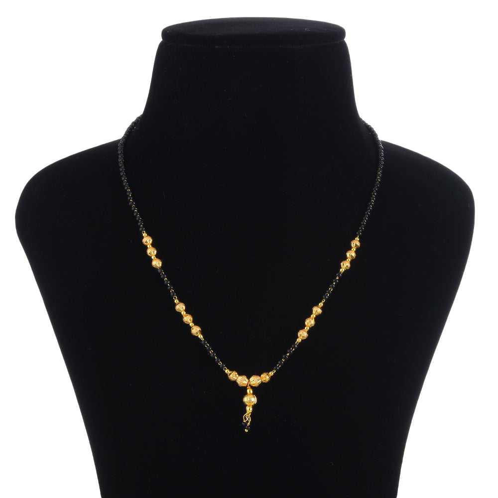 Gold Plated Mangalsutra for Women | Buy This Mangalsutra Online from Mekkna