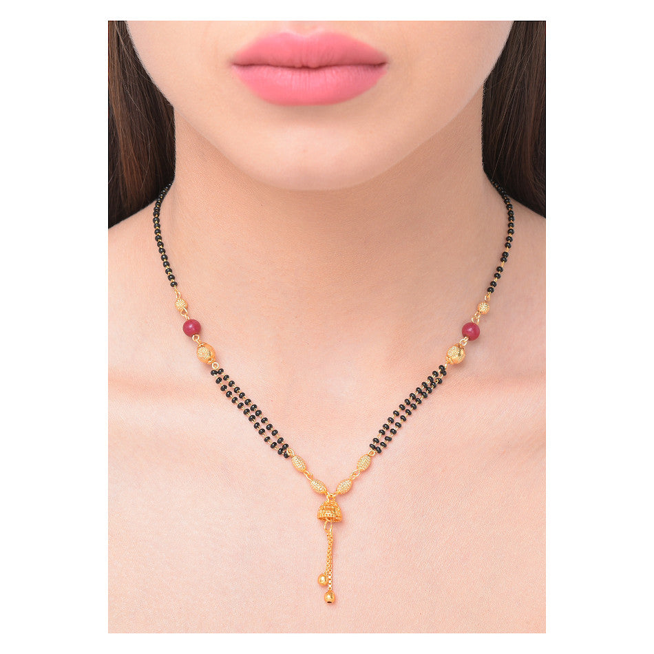 Gold Plated Mangalsutra for Women | Buy This Mangalsutra Online from Mekkna