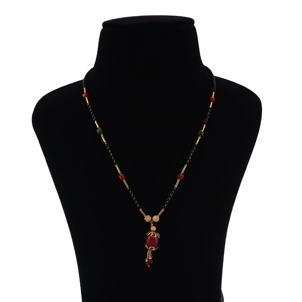 Gold Plated Mangalsutra for Women | Buy This Mangalsutra Online from Mekkna