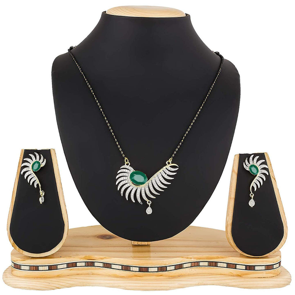 Mekkna Designed Mangalsutra with Earrings for Women | Buy This Jewellery Online from Mekkna