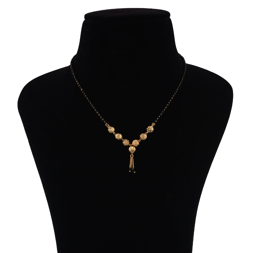 Gold Plated Mangalsutra for Women | Buy This Mangalsutra Online from Mekkna