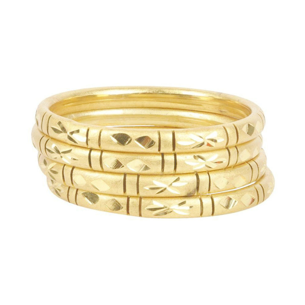 Gold Plated Bangles for Women | Buy This Bangles Online from Mekkna