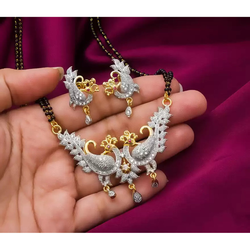 Mangalsutra with earrings for women | Buy Mangalsutra online from mekkna