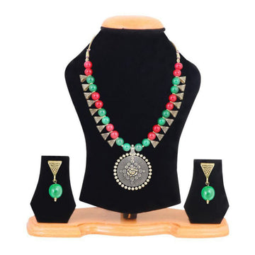 Necklace with Earrings for Women | Buy Jewellery set Online from Mekkna