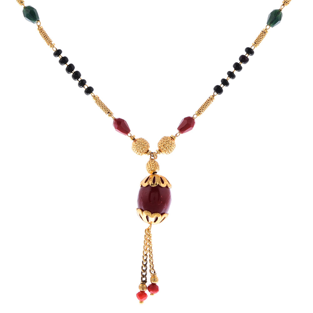 Gold Plated Mangalsutra for Women | Buy This Mangalsutra Online from Mekkna