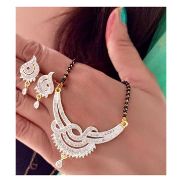 mangalsutra with earrings for women