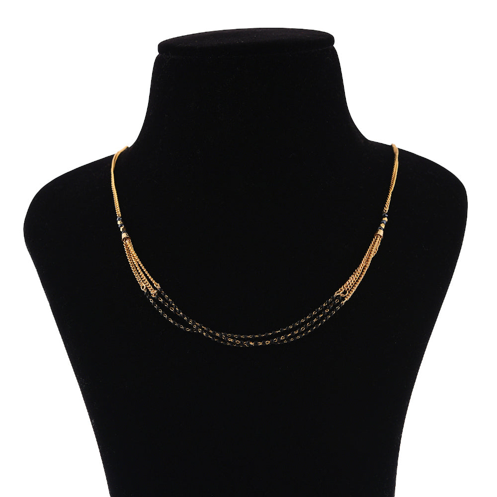 Gold Plated Mangalsutra for Women | Buy This Mangalsutra Online from Mekkna