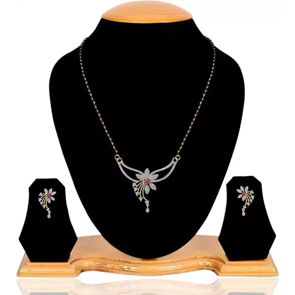 Mangalsutra with Earrings for Women | Buy Mangalsutra Online from Mekkna