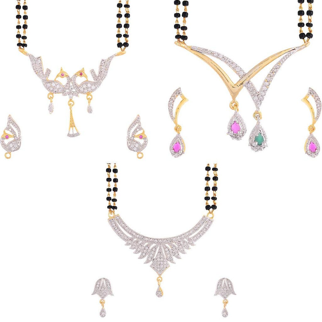 Mangalsutra with Earrings for Women | Buy Mangalsutra Online from Mekkna