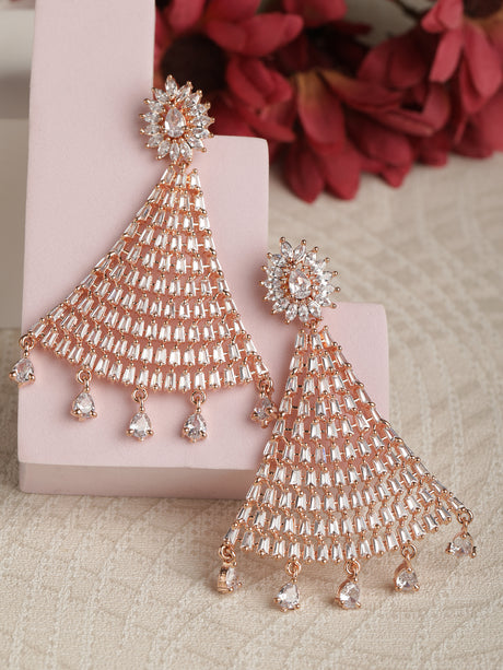 Mekkna Women’s Pride Alloy Traditional Stylish & Gold-Plated Earrings for Women