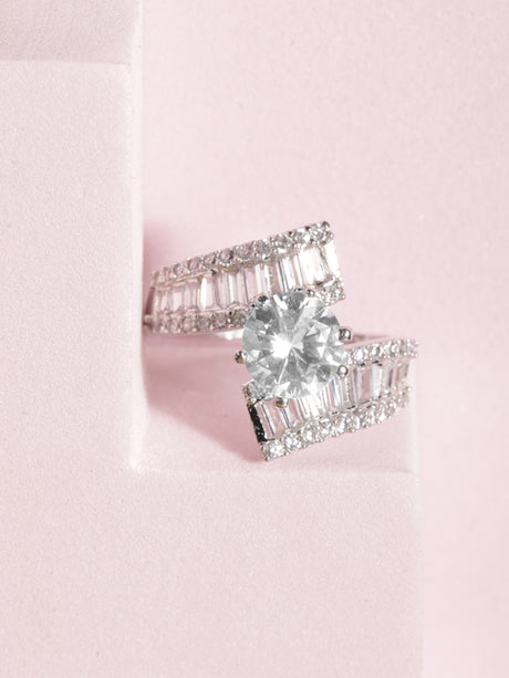 AD Stone Soliatre Ring | Buy Rings online From Mekkna