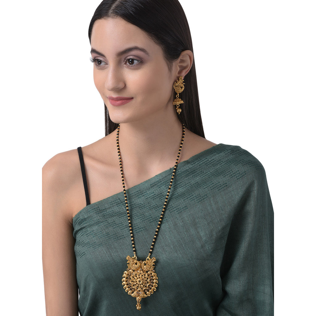 Mangalsutra with Earrings for Women | Buy This Jewellery Online from Mekkna