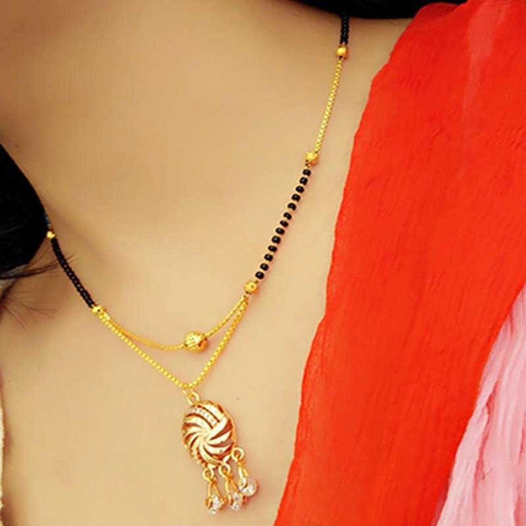 Gold Plated Mangalsutra for Women | Buy This Mangalsutra Online from Mekkna