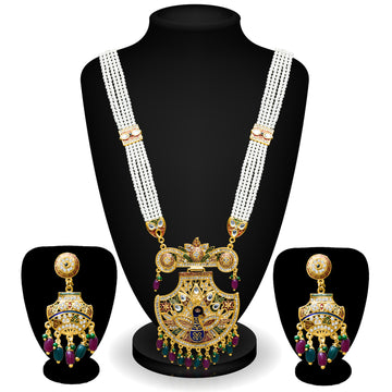 Rani Haar, Necklace with Earrings for Women | Buy Jewellery set Online from Mekkna