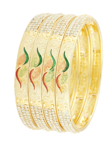 Mekkna Gold Plated for a luxurious look Stunning bangle design High-quality materials 