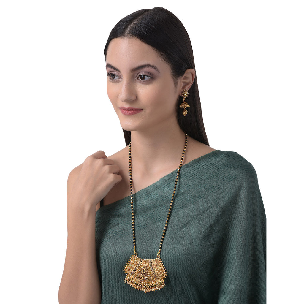 Mangalsutra with Earrings for Women | Buy This Jewellery Online from Mekkna